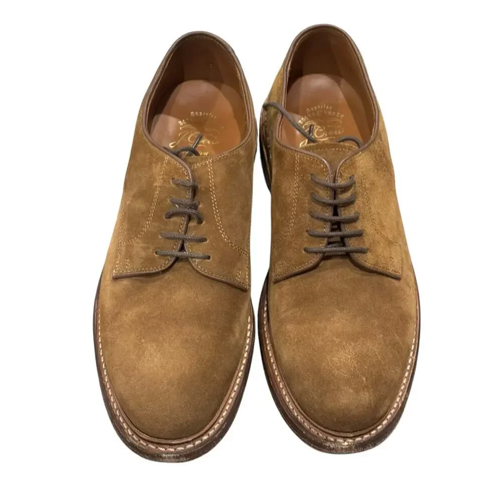 J. Crew Men's Ludlow Derbys Dress Shoes Lace Up in Snuff Suede Size 9